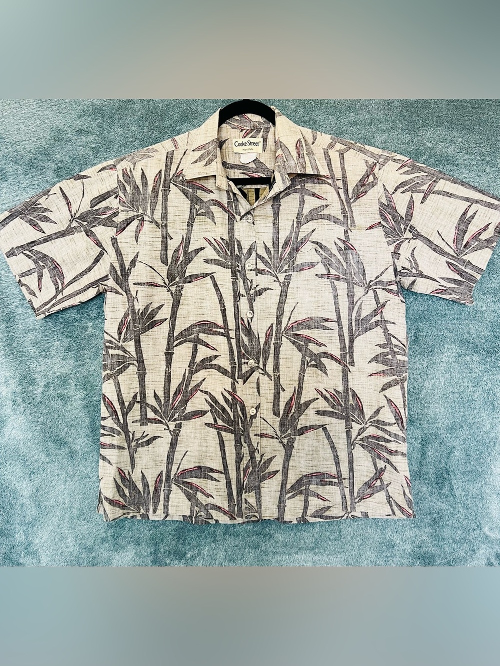 Cooke Street Honolulu Bamboo Hawaiian Aloha Shirt XL